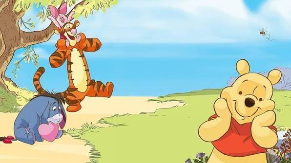 Winnie Pooh Contacto Fondo